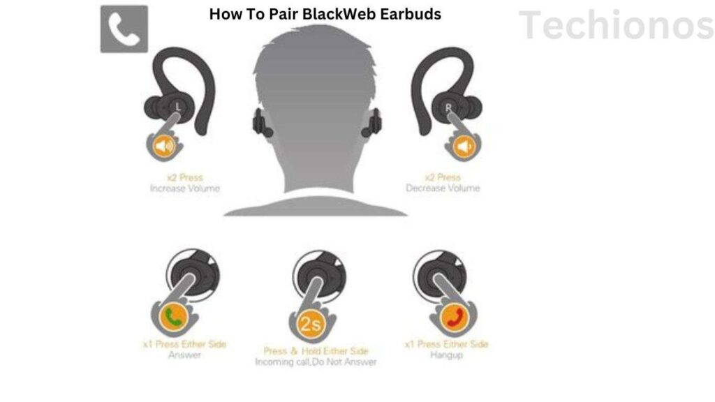 How To pair BlackWeb Earbuds