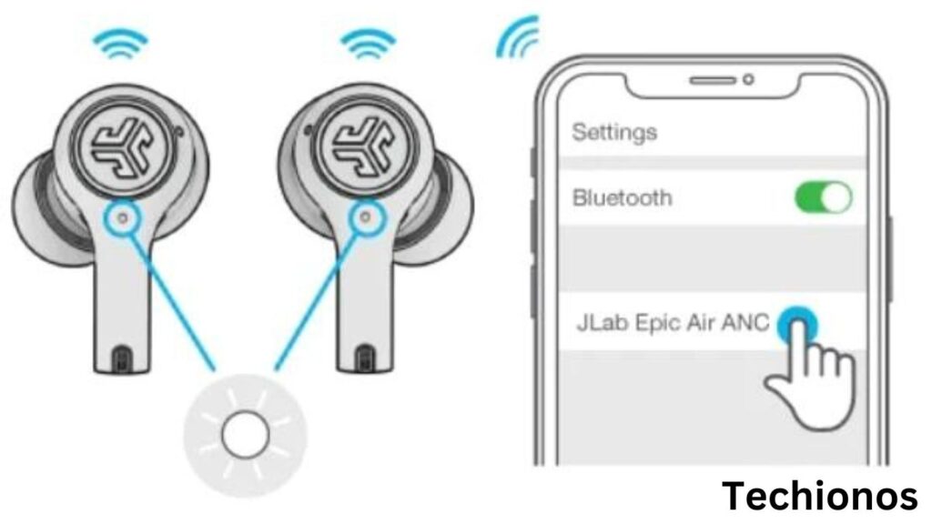 how to pair jlab earbuds